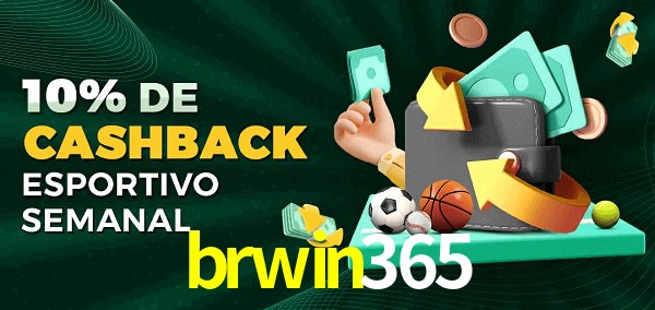 10% de bônus de cashback na brwin365