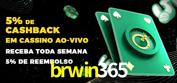 Promoções do cassino ao Vivo brwin365